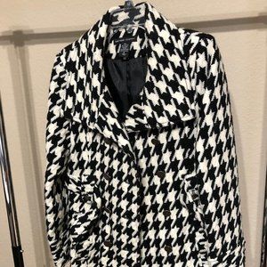 New York & Company - Mid Length B/W Coat